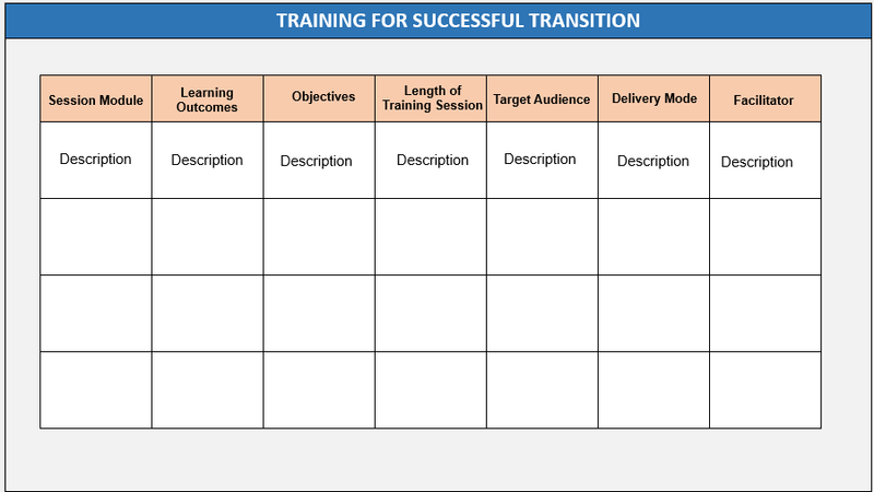 Transformation Strategy Training